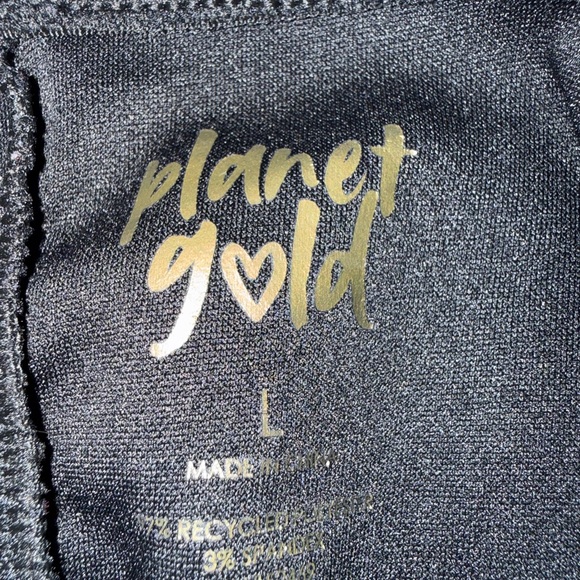 Planet Gold Black Mini Dress - Picture 3 of 3